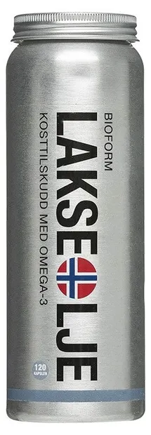 Ulei de pește din somon norvegian, 120 capsule, Bioform