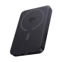 Baterie Externa Wireless Baseus Enerfill FM12, 10000mAh, 22.5W, PD + FQI, 1 x QI - 1 x USB-C, Neagra E0028500