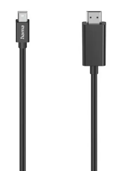 Cablu Hama - 200711, mini DisplayPort/HDMI, 1.5 m, negru