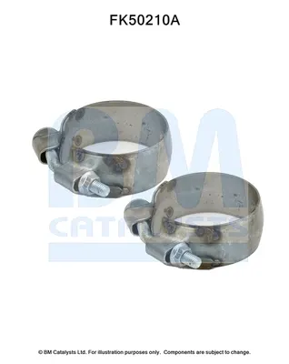 Set sistem esapament (kit de montare) potrivit MERCEDES C (CL203), C T-MODEL (S203), C (W203), CLC (CL203), CLK (C209) 2.1D 2.2D 03.03-06.11