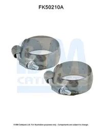 Set sistem esapament (kit de montare) potrivit MERCEDES C (CL203), C T-MODEL (S203), C (W203), CLC (CL203), CLK (C209) 2.1D 2.2D 03.03-06.11