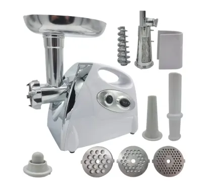 Masina de tocat carne electrica 3000W *4 in 1* cu adaptor rosii, carnati, chitele; 3 site inox, PROFESSIONAL CAMPION CMP0802
