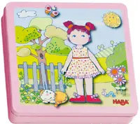 Joc magnetic pentru copii Haba - Imbrac-o pe Lili
