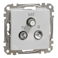 Sedna Design, Priza TV-R-SAT finala 4dB, aluminiu
