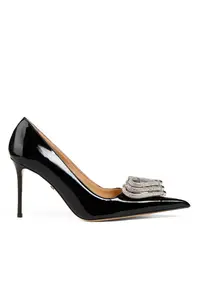Pantofi dama - Triple Heart - Negru - Negru