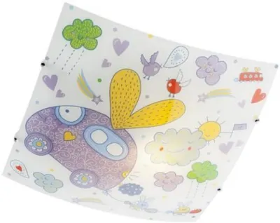 Plafonieră Smarter - Clouds, IP20, 230V, E27, 1 x 42W, multicoloră