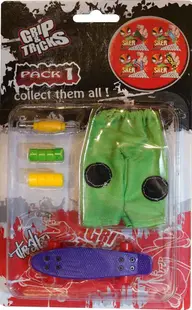 Set jucarii pentru degete Grip&Trick - Penny Board, mov