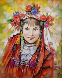 Kit de vopsea după număr MagicArt - Extravaganță bulgară (bazat pe originalul de Miglena Kirilova)