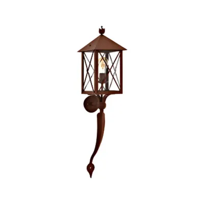 Wall luminaire Gaudesi 60W brown-antik
