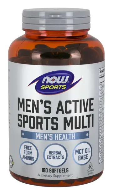 Sports Men's Active Sports Multi, 180 capsule, Now