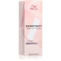 Wella Professionals Shinefinity Zero Lift Glaze vopsea de păr demipermanentă culoare 07/97 60 ml