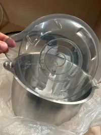 RESIGILAT — Tocator electric carne si legume, 4 lame inox, 2 viteze, capacitate mare, bol inox 2L / 250W · Acceptabil #001