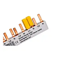 Protection-cover yellow for pin busbar on 1 MW