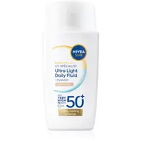 NIVEA SUN Ultra Light Fluid nuantator cu textura usoara SPF 50+