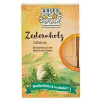 Lemn de cedru parfumat impotriva moliilor 4 bucati x 26g Aries