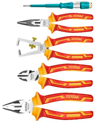 Set de scule izolate VDE TOTAL - Industrial, 5 piese