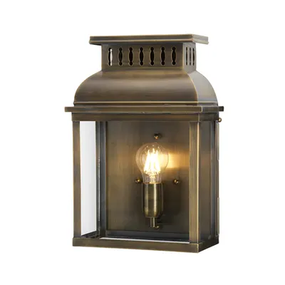 Aplica Westminster 1 Light Wall Lantern – Brass