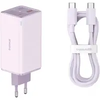 Incarcator Retea Cu Cablu USB-C Baseus GaN6 Pro, 100W, 3.25A, 2 x USB-A - 2 x USB-C, Mov P10162705532-00