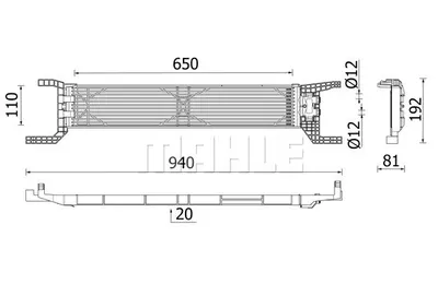 Radiator ulei termoflot potrivit FIAT DUCATO 2.3D 05.19