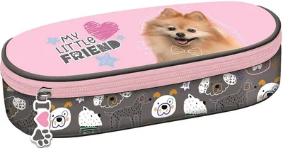 Penar oval St. Majewski My Little Friend - Sweet Pomeranian, 1 fermoar