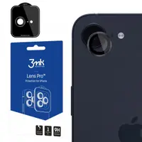 Folie de protectie Camera Spate 3MK Protection Pro pentru Apple iPhone 17e / 16e, Sticla Securizata, Transparenta