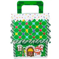 Cutie căsuță turtă dulce (set 50 buc) - Verde