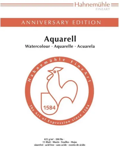 Bloc de schițe pentru acuarelă Hahnemuhle - 30 х 40 cm, 15 de coli