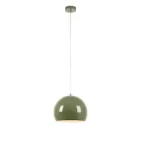Lustră verde cu abajur din metal ø 28 cm Pop – Markslöjd