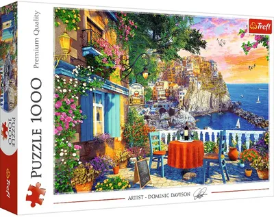 Puzzle Trefl din 1000 piese - Vedere la Cinque Terre