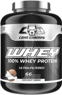 100% Whey Protein Ultra-Filtered, lapte de cocos, 2270 g, Core Champs by Kai Greene