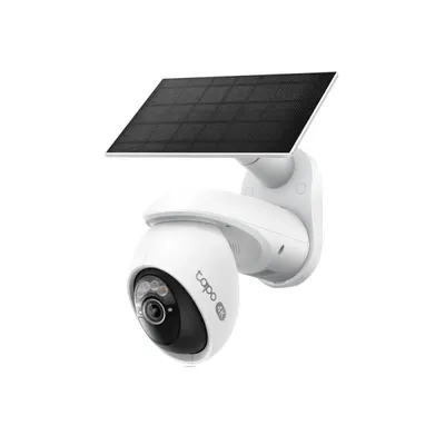 Kit cameră de supraveghere Pan/Tilt cu alimentare solară TP Link, senzor 1/2.7" Progressive Scan CMOS Starlight Sensor, Focal Le