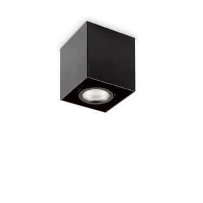 Corp de iluminat cu montaj pe tavan, plafoniera MOOD PL1 D09 SQUARE NERO