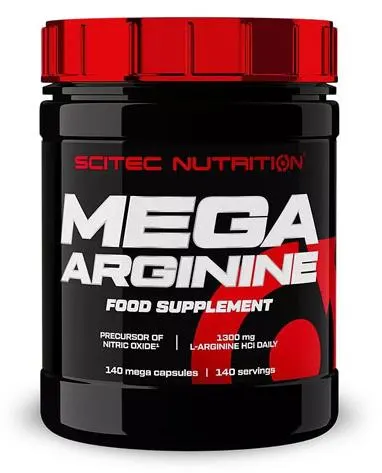Mega Arginine, 1300 mg, 140 capsule, Scitec Nutrition