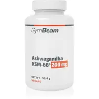 GymBeam Ashwagandha KSM-66® capsule pentru sănătate fizică și psihică
