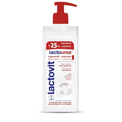 Lactovit Lactourea, lapte de corp regenerator cu pompa, 400 ml + 25% Engros