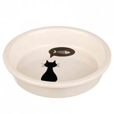 Castron ceramic pentru pisici Trixie 0,25 l 13 cm