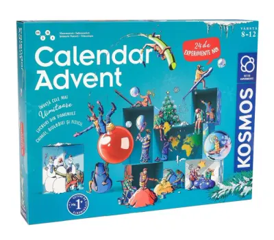 Calendar advent pentru copii - 24 Experimente stiintifice (RO)