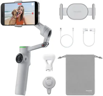 Gimbal pentru smartphone Insta360 - Flow 2 Pro Creator Kit, gri - Flow208