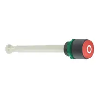 Buton Reset, Rosu Aparent Ø22 Marcat O pentru Distanta de Actionare 17, 120 Mm
