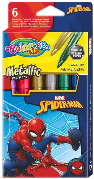 Markere Colorino Marvel - Spider-Man, 6 culori