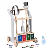 Set Carucior de Curatenie de Lemn Copii Montessori - Nurio