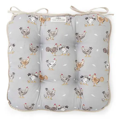 Pernă de scaun din bumbac 36x34 cm Hen House – Cooksmart ®