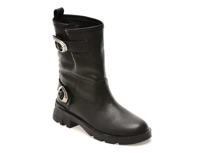 Ghete GRYXX negre, 4846201, din piele naturala