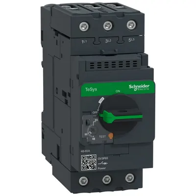 Disjunctor Motor Schneider Tip GV3P65, termo-magnetic. 48-65A - Conectori BTR everlink