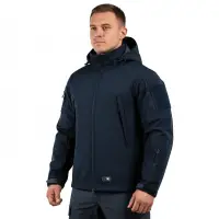 Jacheta tactica SoftShell navy blue M-TAC - XS