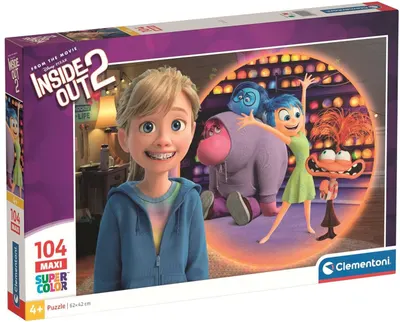 Puzzle Clementoni de 104 piese maxi - Din interior spre exterior 2, varianta 1