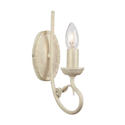Aplica Olivia 1 Light Wall Light – Ivory/Gold