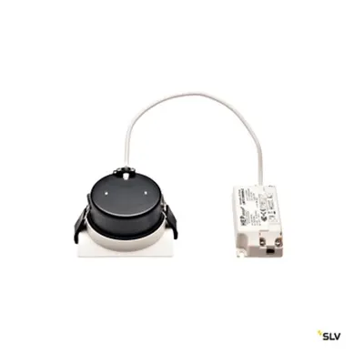 VERLUX,LED,3000K,alb mat,10WIncastrat