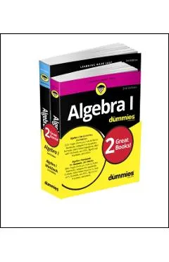 Algebra I for Dummies Book + Workbook Bundle