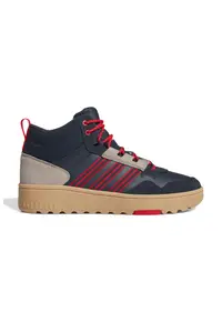 Pantofi mid-high de iarna Hoops 4.0 pentru baschet - Rosu/Bej/Bleumarin